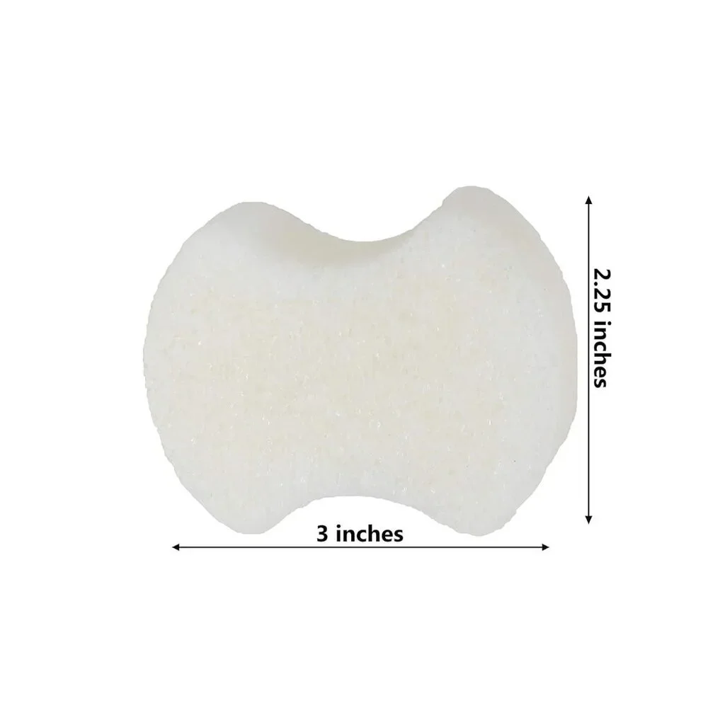 Pack of 2 Spongeables Pedi-Scrub Foot Exfoliating Wash Sponges in Coconut Colada